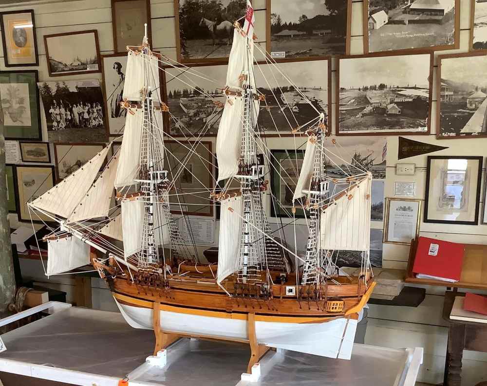 replica of ship bounty museum